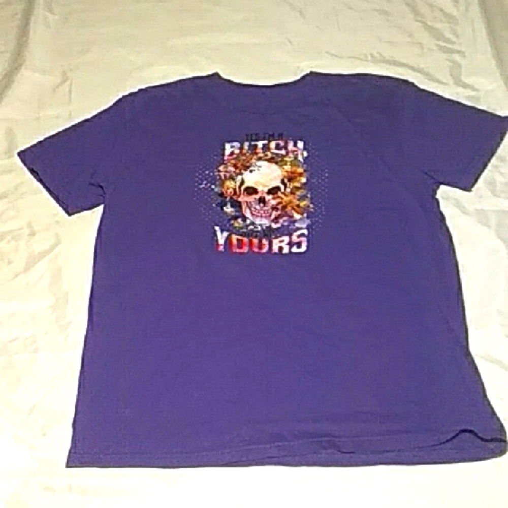 Purple Graphic Womens T-Shirt